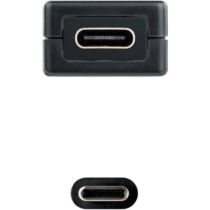 Nanocable Cable Prolongador USB 3.2 Gen1 USB-C Macho a USB-C Hembra 10 m Negro